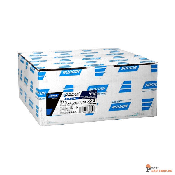 nortonschleifmittel/NORTON_schleifmittel_66252925521 Norton VULCAN  Portable grinding wheels 230x4x22.2mm 30 GRIT_122546